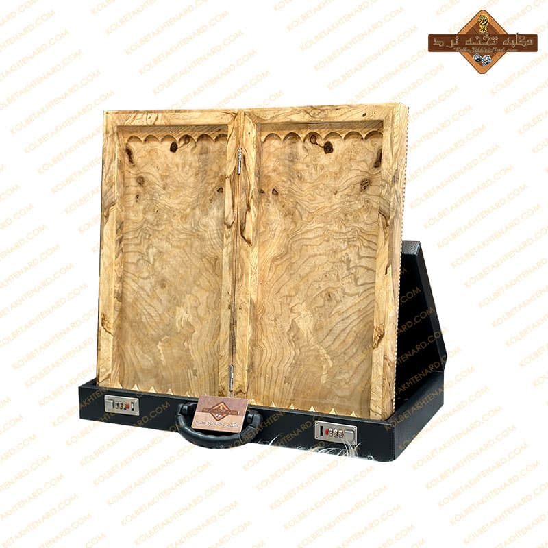 تخته نرد ریشه گردو 53 سانتی سنندج — تصویر ۷