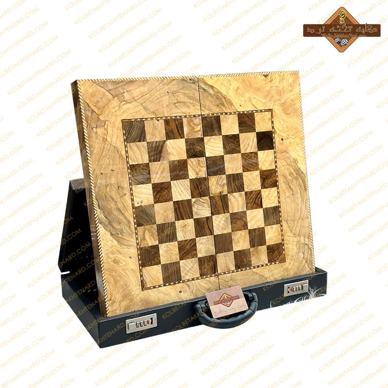 تخته نرد ریشه گردو 53 سانتی سنندج — تصویر ۱۲