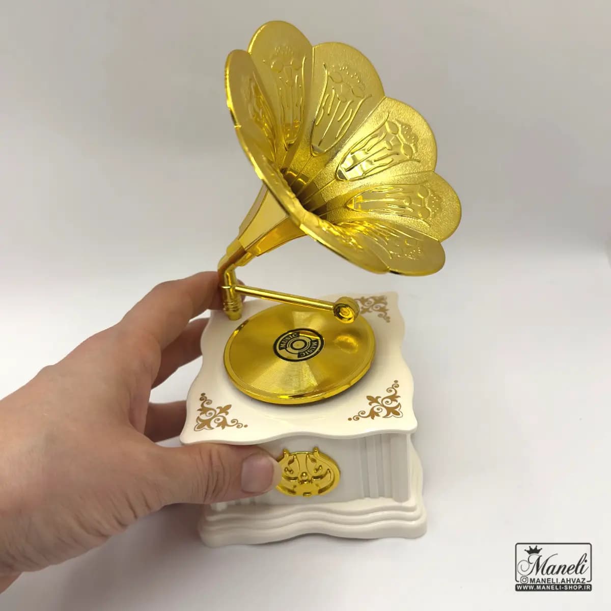 گرامافون رومیزی دکوری موزیکال — تصویر ۹