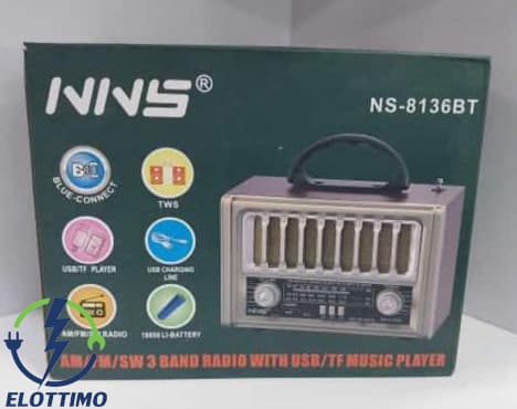 رادیو اسپیکر ان ان اس مدل NS-8136 — تصویر ۴