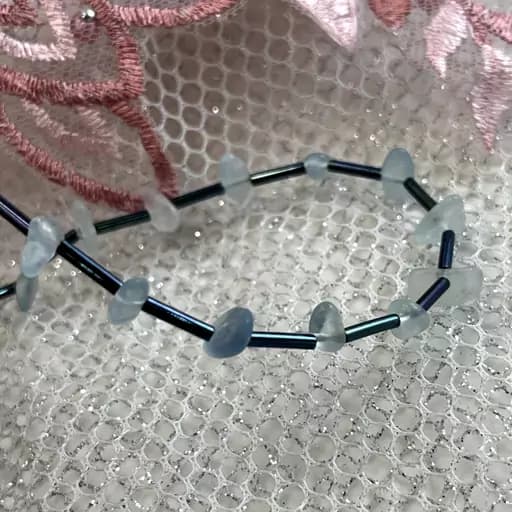 گردنبند سنگ آکوامارین — تصویر ۴
