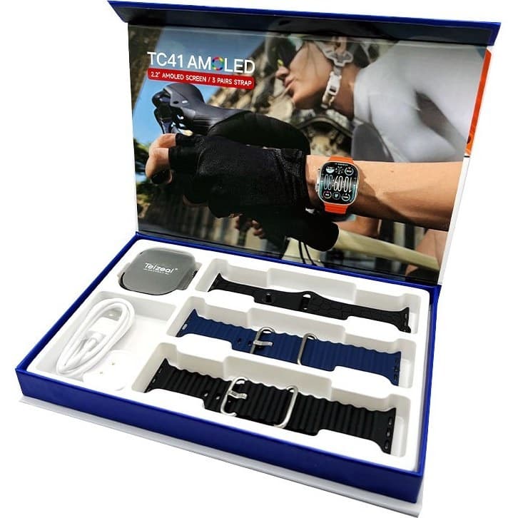 ساعت هوشمند تلزیل مدل TC41 با صفحه نمایش AMOLED و GPS — تصویر ۵