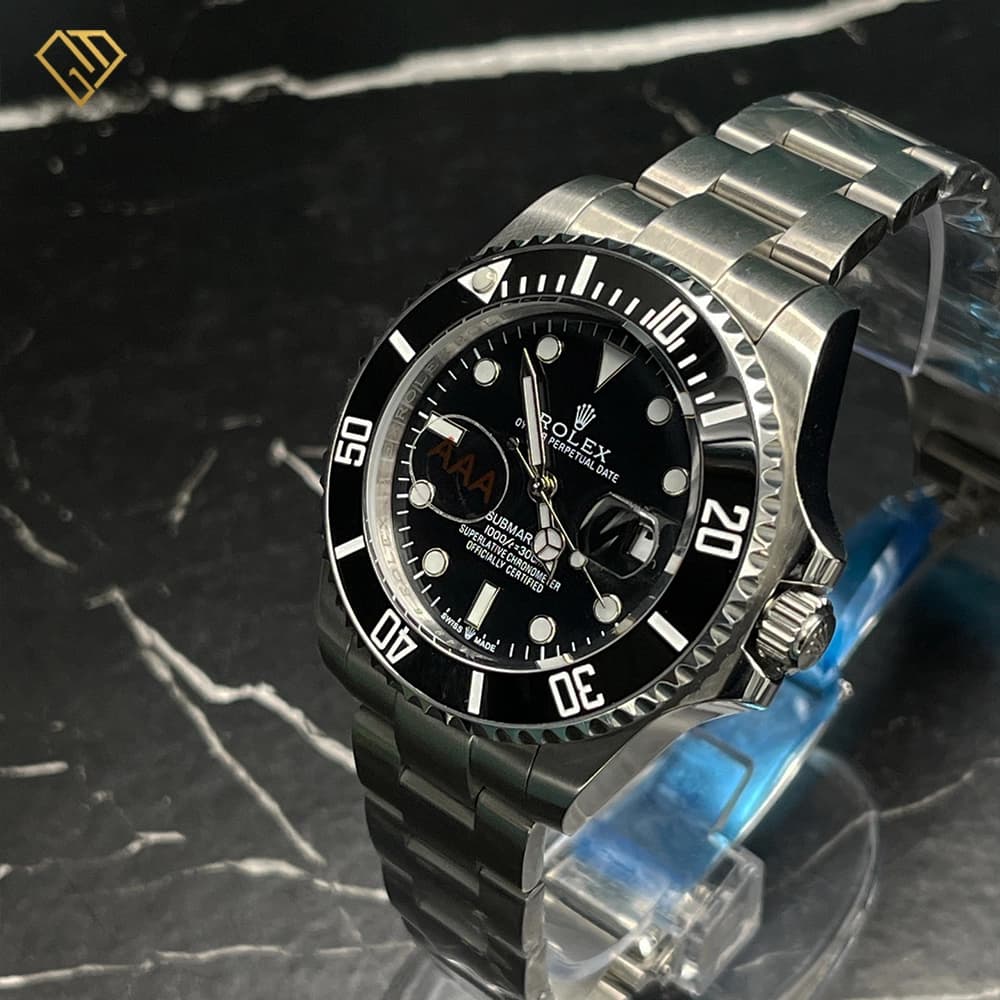 ساعت مچی مردانه رولکس ساب مارینر هالک Rolex Submariner-SG | صفحه مشکی، کیفیت مستر کوالیتی — تصویر ۶