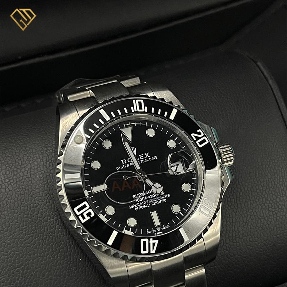 ساعت مچی مردانه رولکس ساب مارینر هالک Rolex Submariner-SG | صفحه مشکی، کیفیت مستر کوالیتی — تصویر ۲