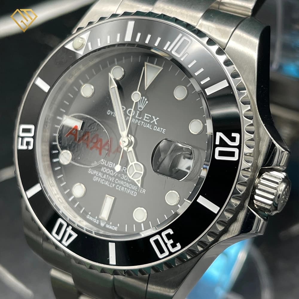 ساعت مچی مردانه رولکس ساب مارینر هالک Rolex Submariner-SG | صفحه مشکی، کیفیت مستر کوالیتی — تصویر ۵