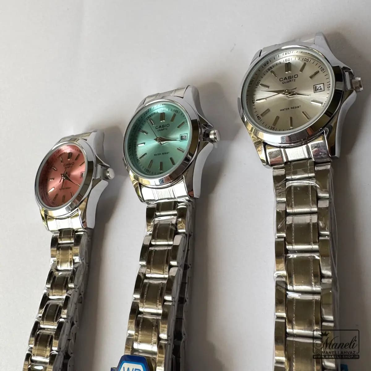 ساعت زنانه نقره ای کاسیو(casio) ساده و شیک — تصویر ۹