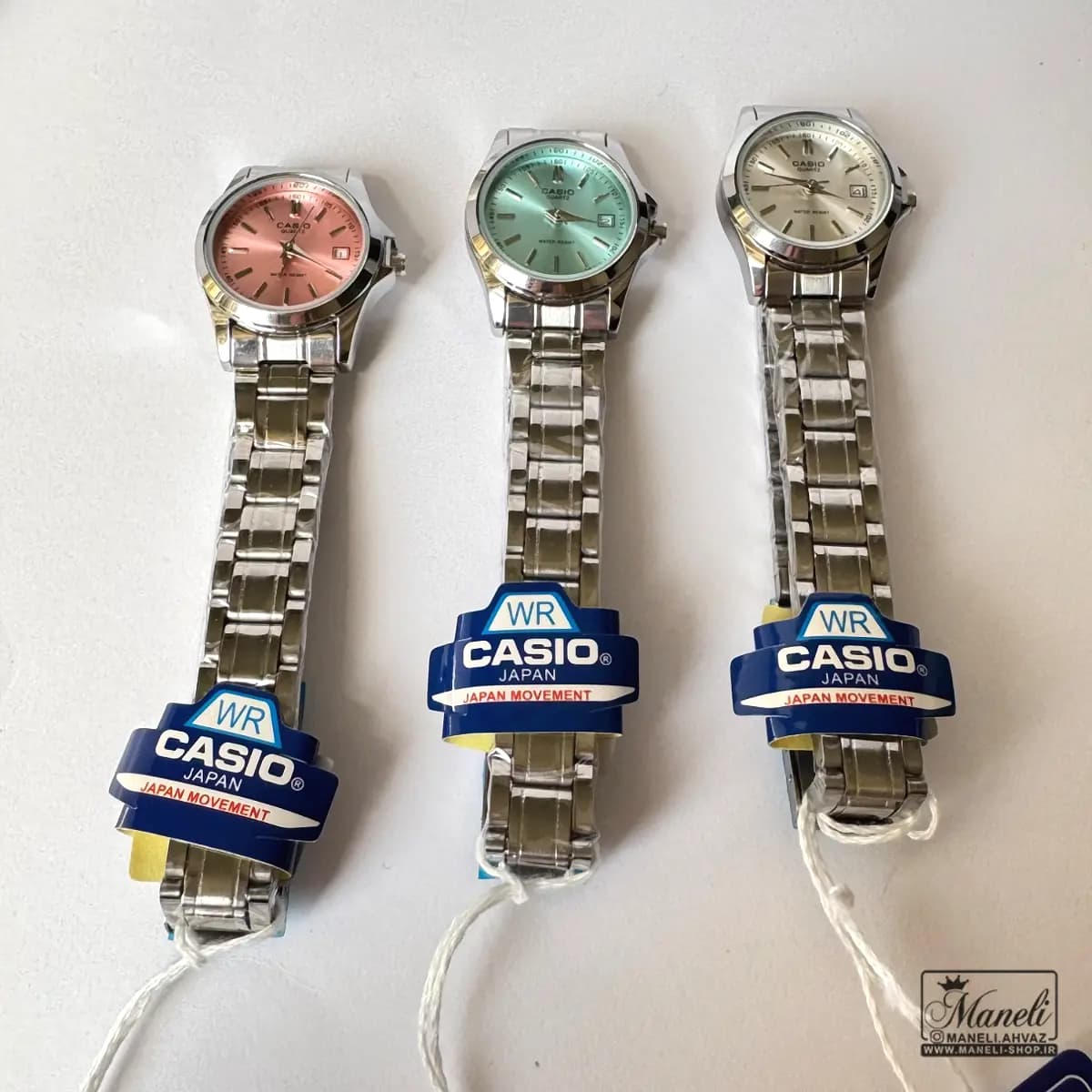 ساعت زنانه نقره ای کاسیو(casio) ساده و شیک — تصویر ۱۲