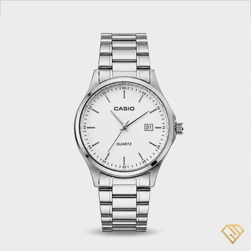 ‌ساعت مچی مردانه کاسیو گادفادر casio godfather مدل ۱۳۳۰ | رنگ بند و صفحه سفید، کیفیت کپی — تصویر ۵