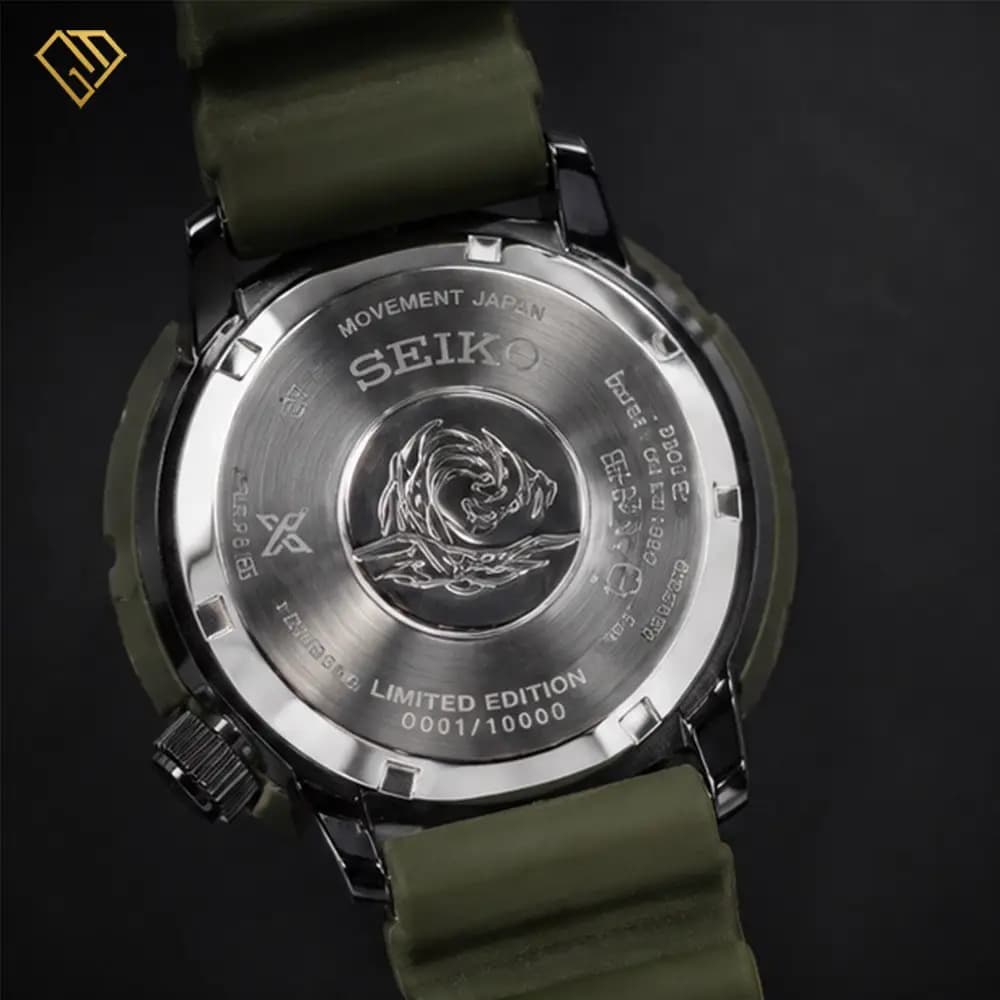ساعت مردانه سیکو Seiko Prospex SNE535-GK سبز | سولار، کیفیت مستر، بند PU — تصویر ۵