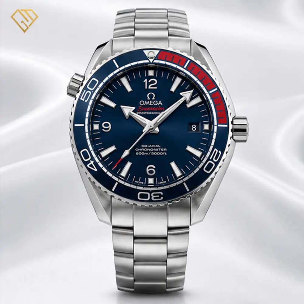 ساعت مچی مردانه اتوماتیک امگا سی‌مستر Omega Seamaster Deep Blue | موتور اتوماتیک، صفحه سرمه‌ای، مستر کوالیتی — تصویر ۵