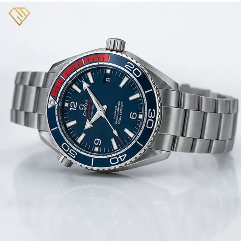 ساعت مچی مردانه اتوماتیک امگا سی‌مستر Omega Seamaster Deep Blue | موتور اتوماتیک، صفحه سرمه‌ای، مستر کوالیتی — تصویر ۶