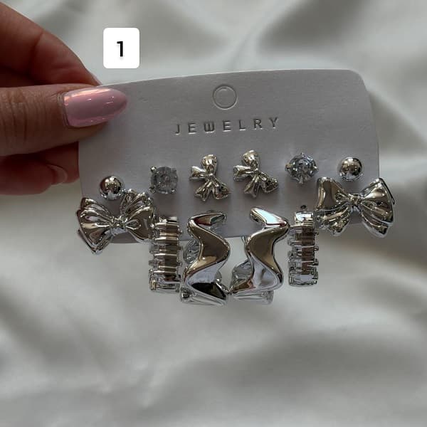 پک گوشواره 6 جفتی اقتصادی Pg37 — تصویر ۳