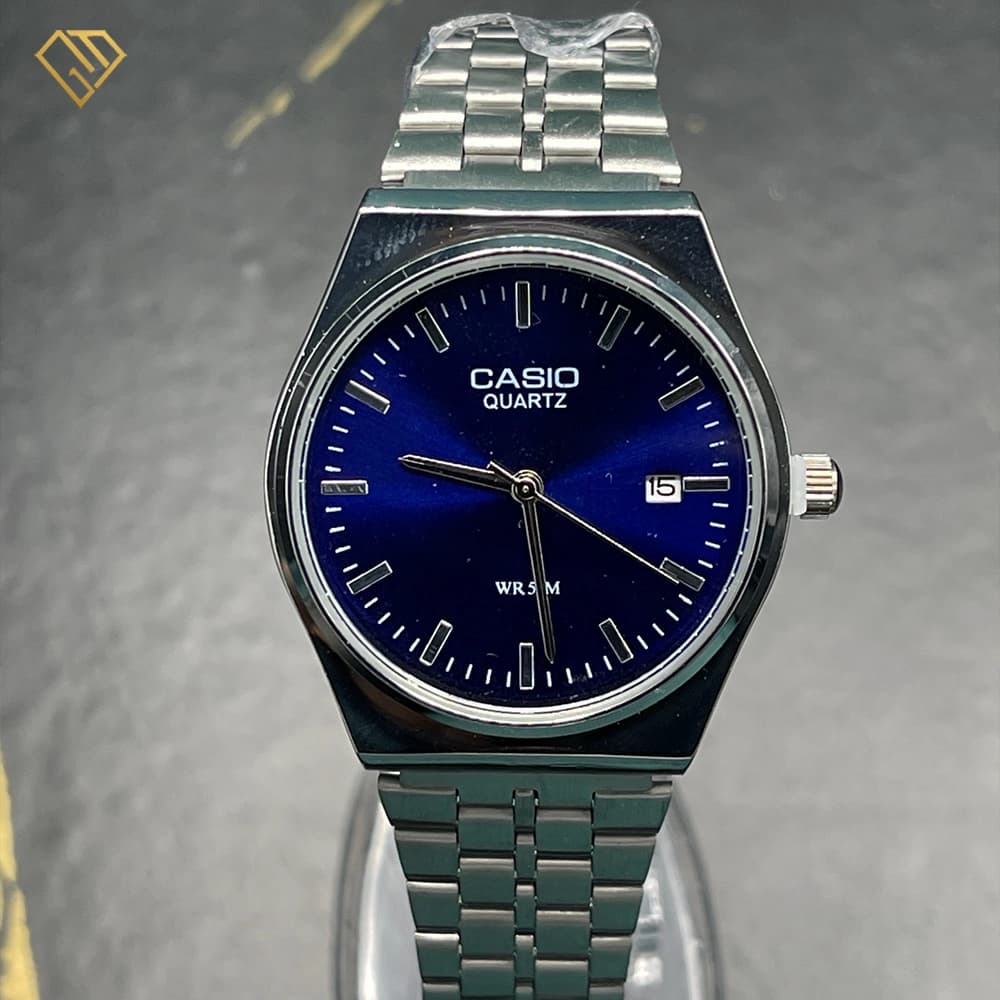 ‌ساعت مچی مردانه کاسیو گادفادر casio godfather مدل ۱۳۳۰ | رنگ بند و صفحه سورمه ای، کیفیت کپی — تصویر ۷