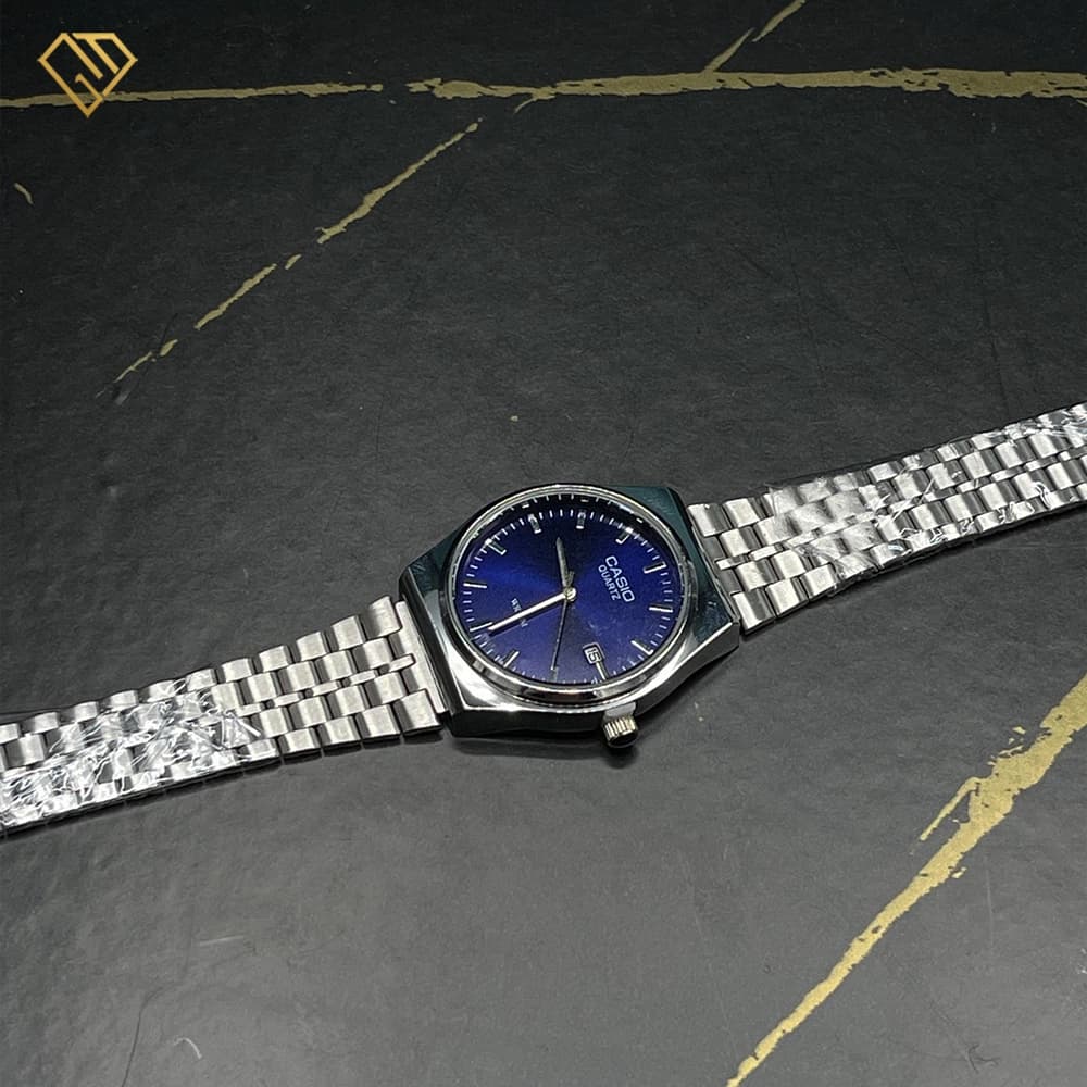 ‌ساعت مچی مردانه کاسیو گادفادر casio godfather مدل ۱۳۳۰ | رنگ بند و صفحه سورمه ای، کیفیت کپی — تصویر ۶