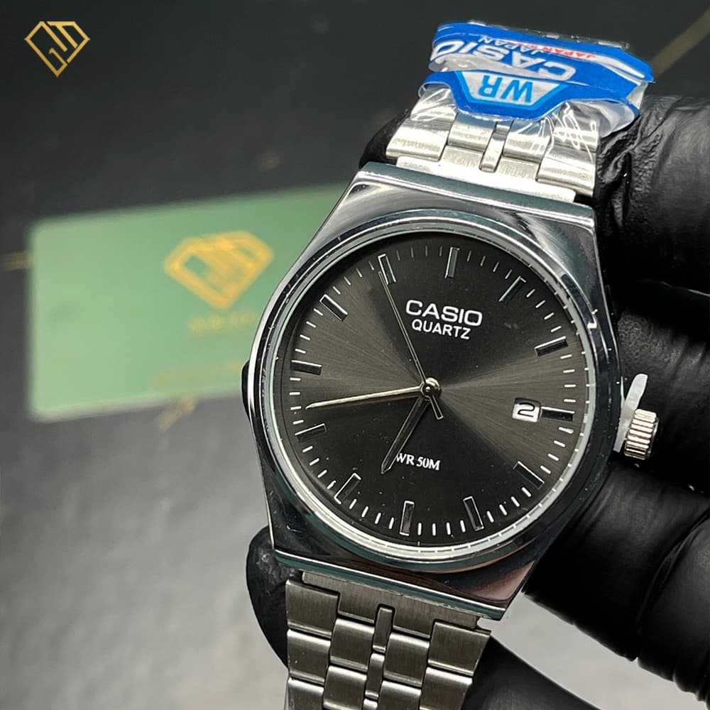 ‌ساعت مچی مردانه کاسیو گادفادر casio godfather مدل ۱۳۳۰ | رنگ بند و صفحه دودی، کیفیت کپی — تصویر ۴