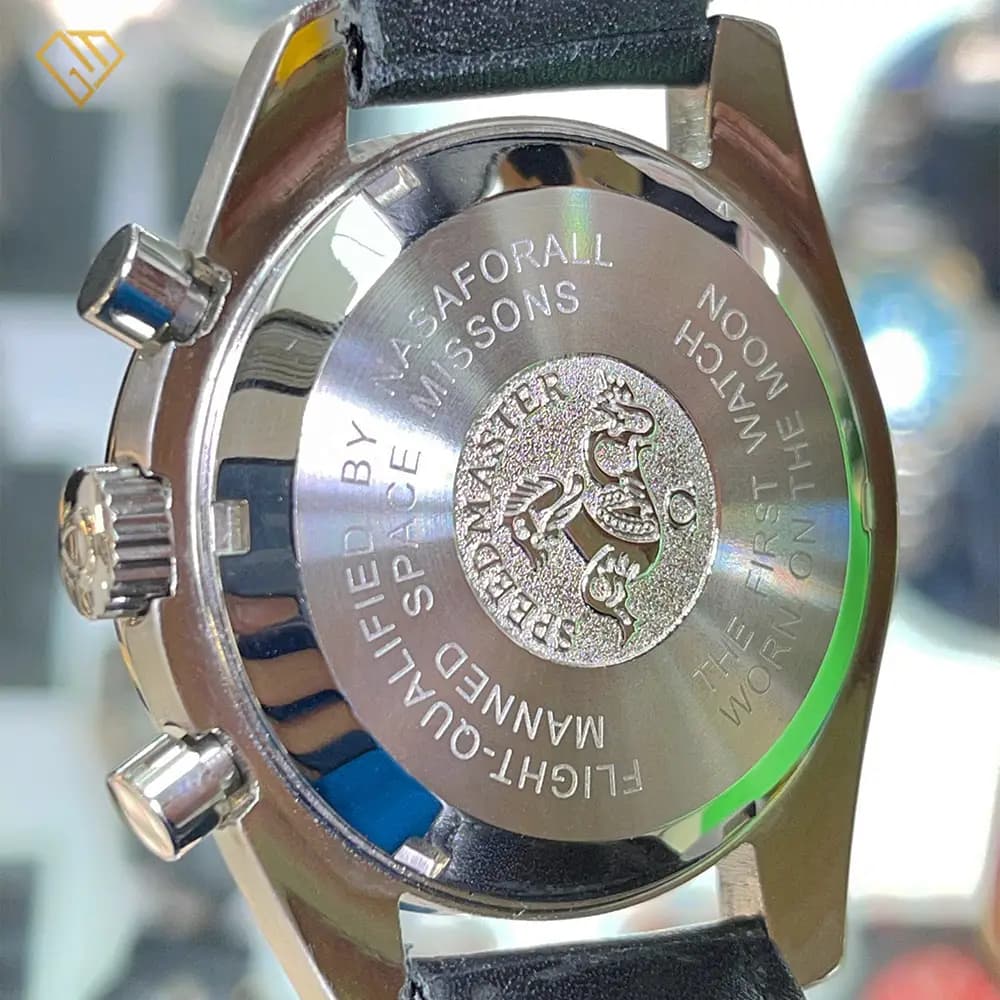ساعت مچی مردانه امگا مدل SpeedMaster – صفحه سرمه‌ای لوکس،موتور اتوماتیک کرنوگراف، مستر کوالیتی — تصویر ۱۱