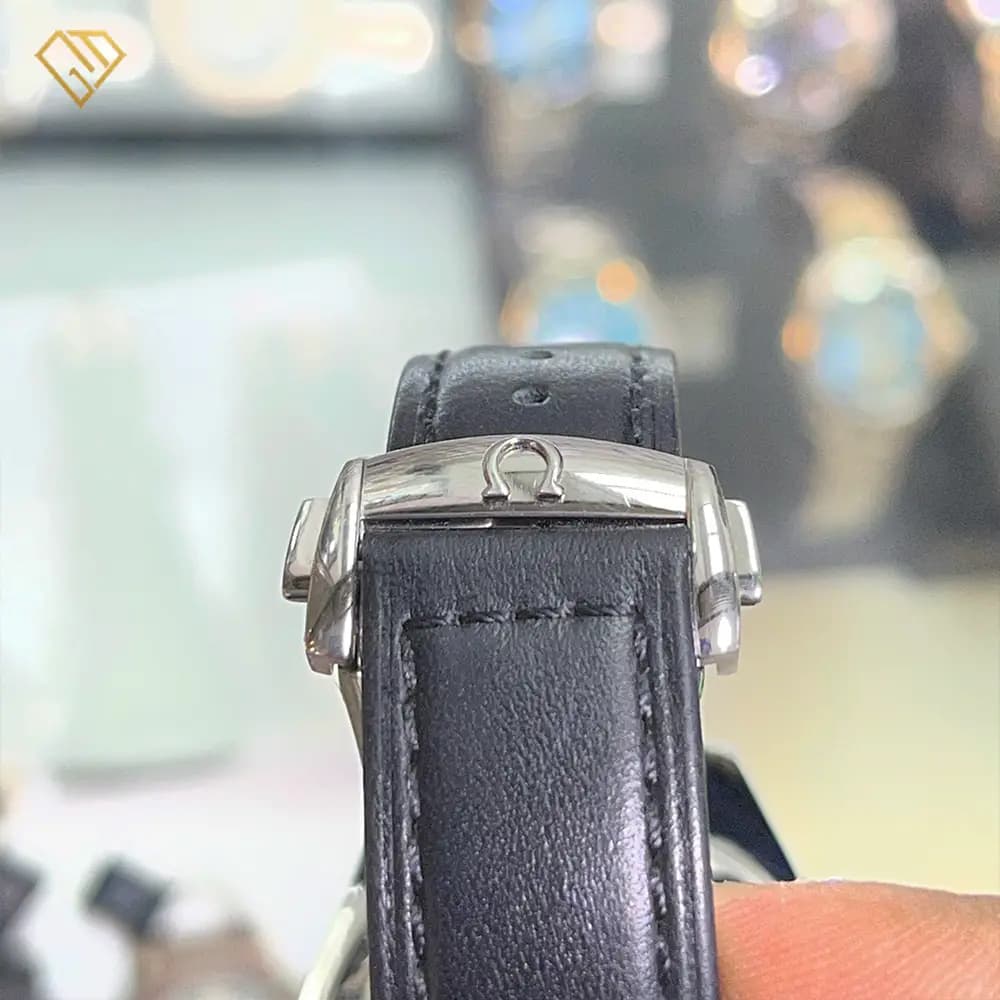 ساعت مچی مردانه امگا مدل SpeedMaster – صفحه سرمه‌ای لوکس،موتور اتوماتیک کرنوگراف، مستر کوالیتی — تصویر ۷