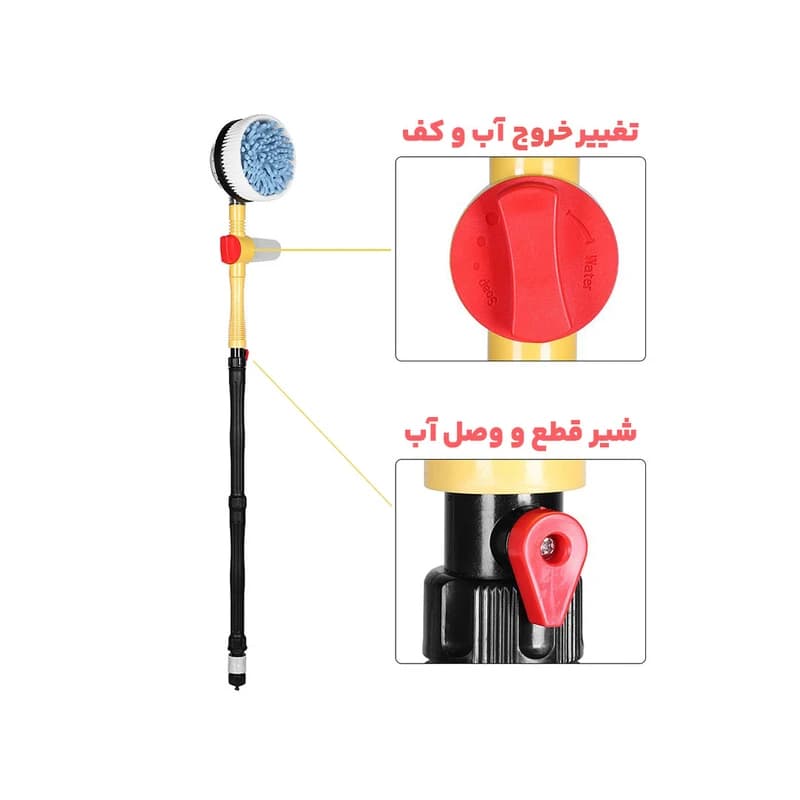 برس چرخشی کارواش rotary — تصویر ۲