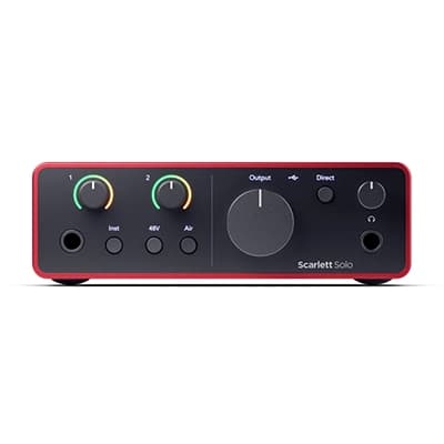 کارت صدا Focusrite Scarlett Solo 4th Gen — تصویر ۱۰