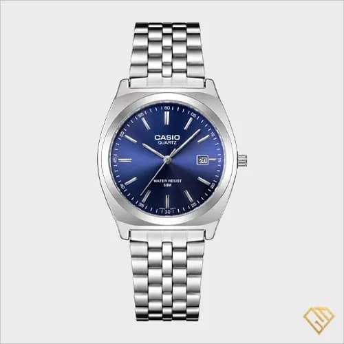 ساعت مچی مردانه کاسیو گادفادر casio godfather | بند و بدنه استیل رنگ ثابت، صفحه سرمه ای — تصویر ۶