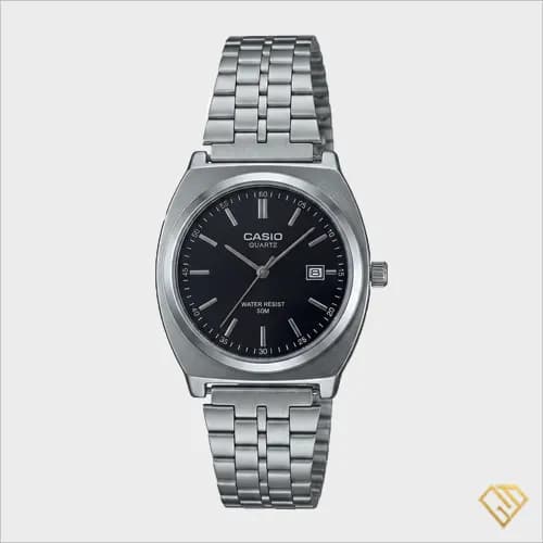 ساعت مچی مردانه کاسیو گادفادر casio godfather، بند و بدنه استیل رنگ ثابت، صفحه مشکی — تصویر ۶
