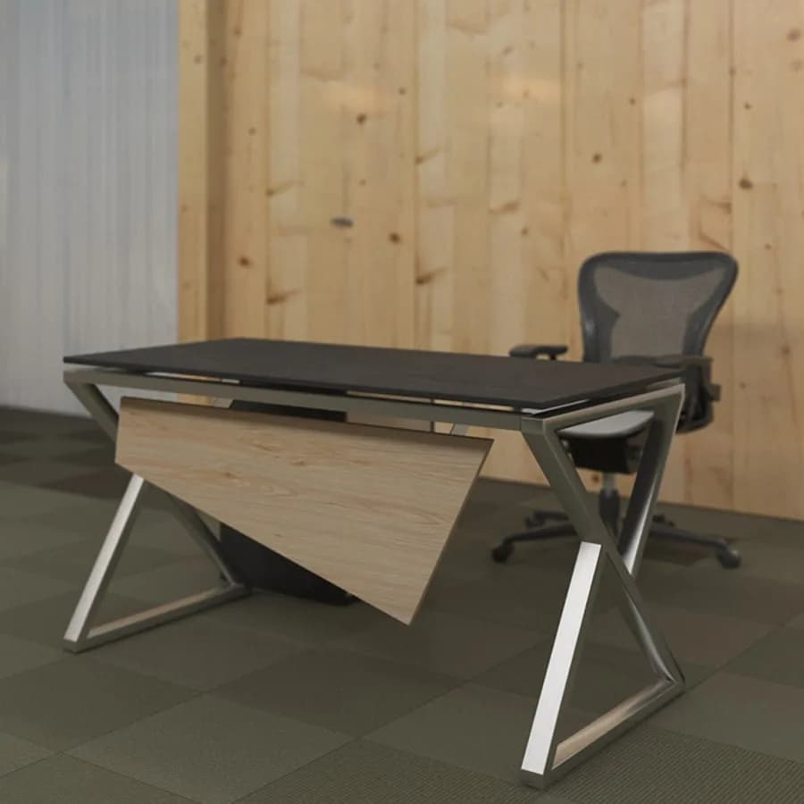 میز مدیریتی پایه فلزی p-4