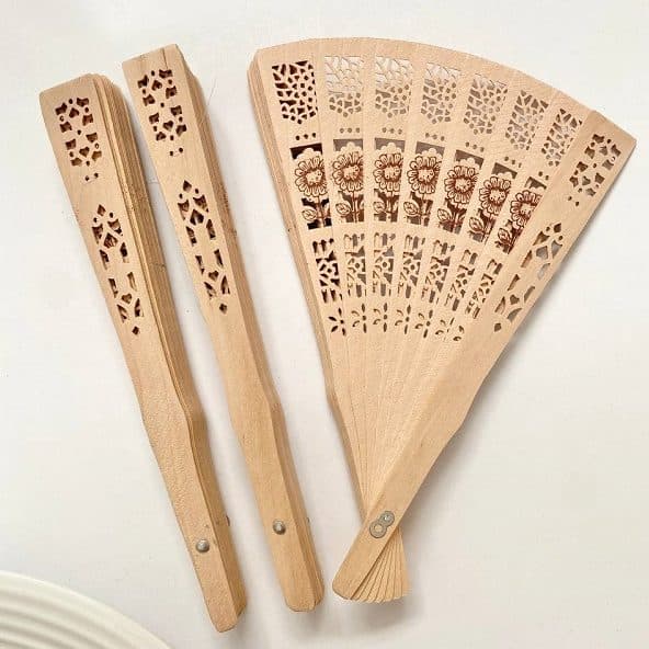 بادبزن چوبی بزرگ وارداتیVz20