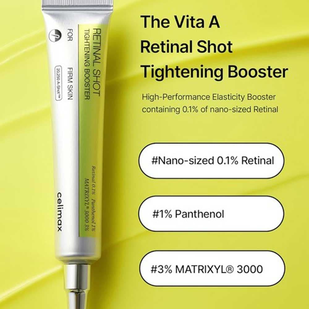 کرم رتینال سفتکننده و ضدچروک سلیمکس | لیفتینگ و بازسازی پوست | Celimax Retinal Cream — تصویر ۳