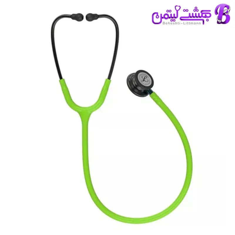 گوشی پزشکی لیتمن کلاسیک ۳ سبز لیمویی دودی 5875 — تصویر ۱۲