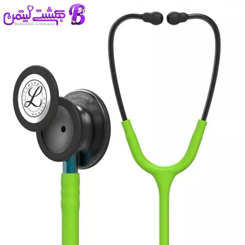 گوشی پزشکی لیتمن کلاسیک ۳ سبز لیمویی دودی 5875