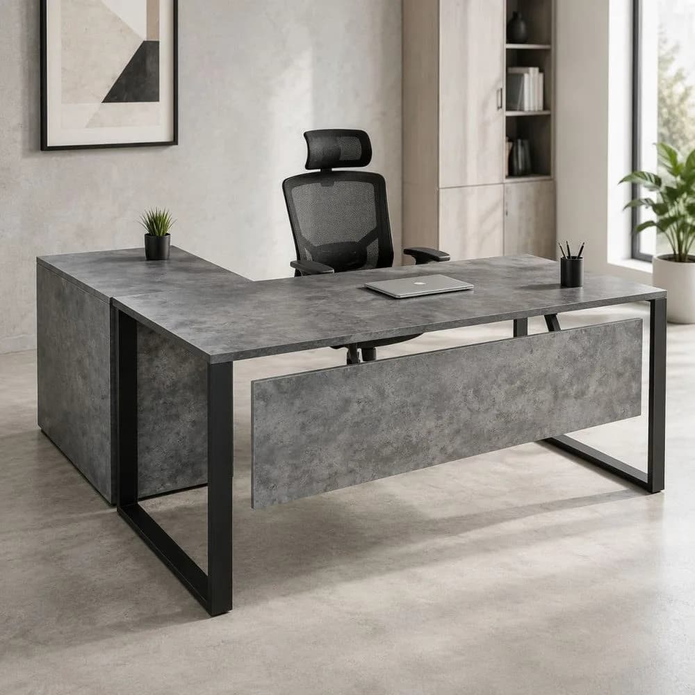 میز مدیریت پایه فلزی F-4
