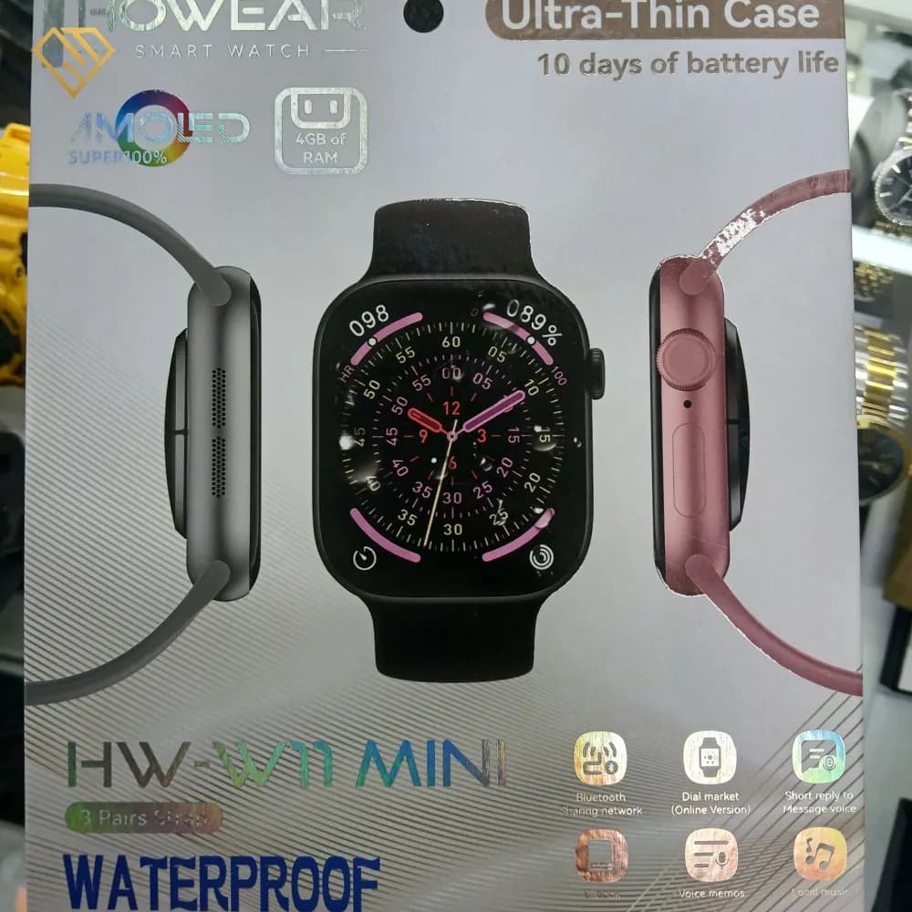 ساعت هوشمند HW W11 Mini؛ ظرافت 40 میلی‌متری با نمایشگر AMOLED و پشتیبانی کامل فارسی — تصویر ۴