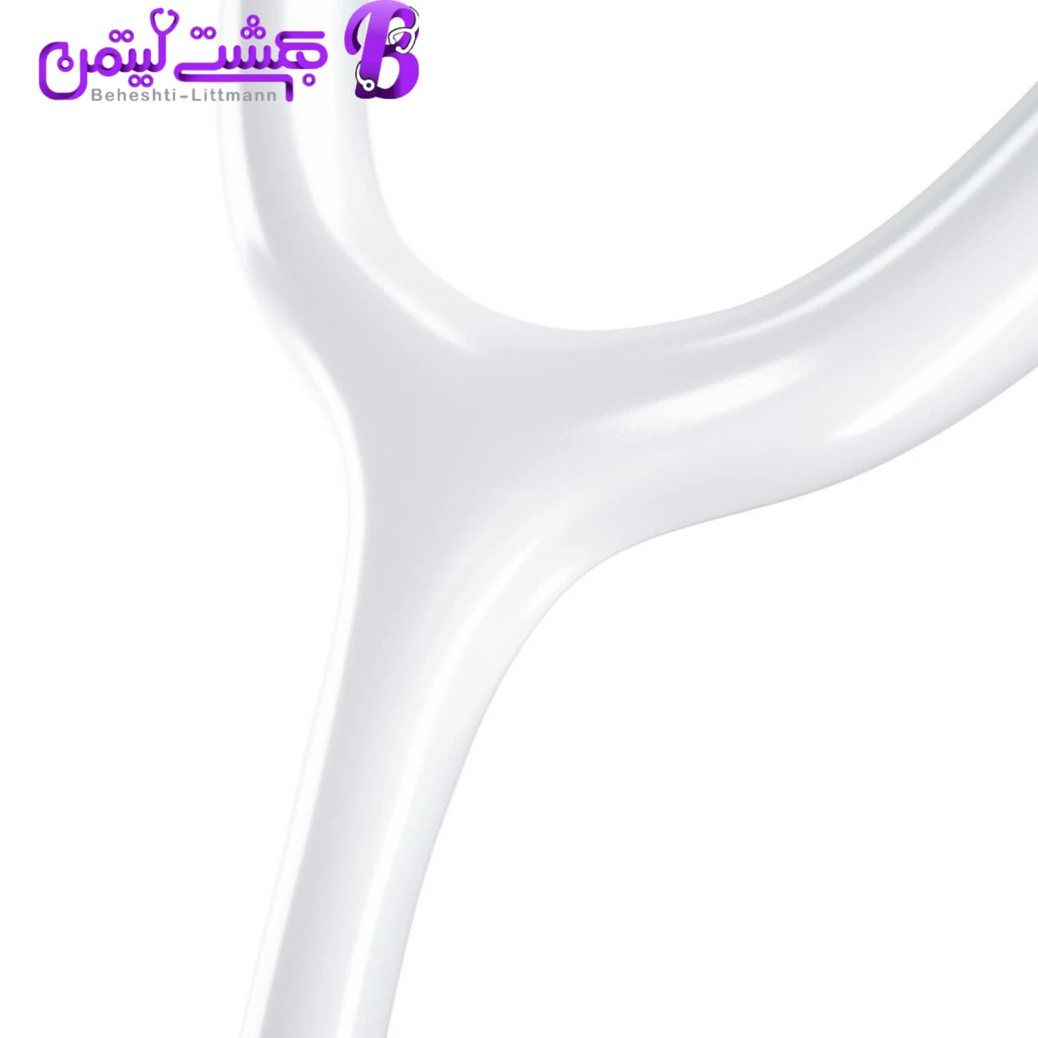 گوشی پزشکی MDF 777 سفید استیل — تصویر ۶