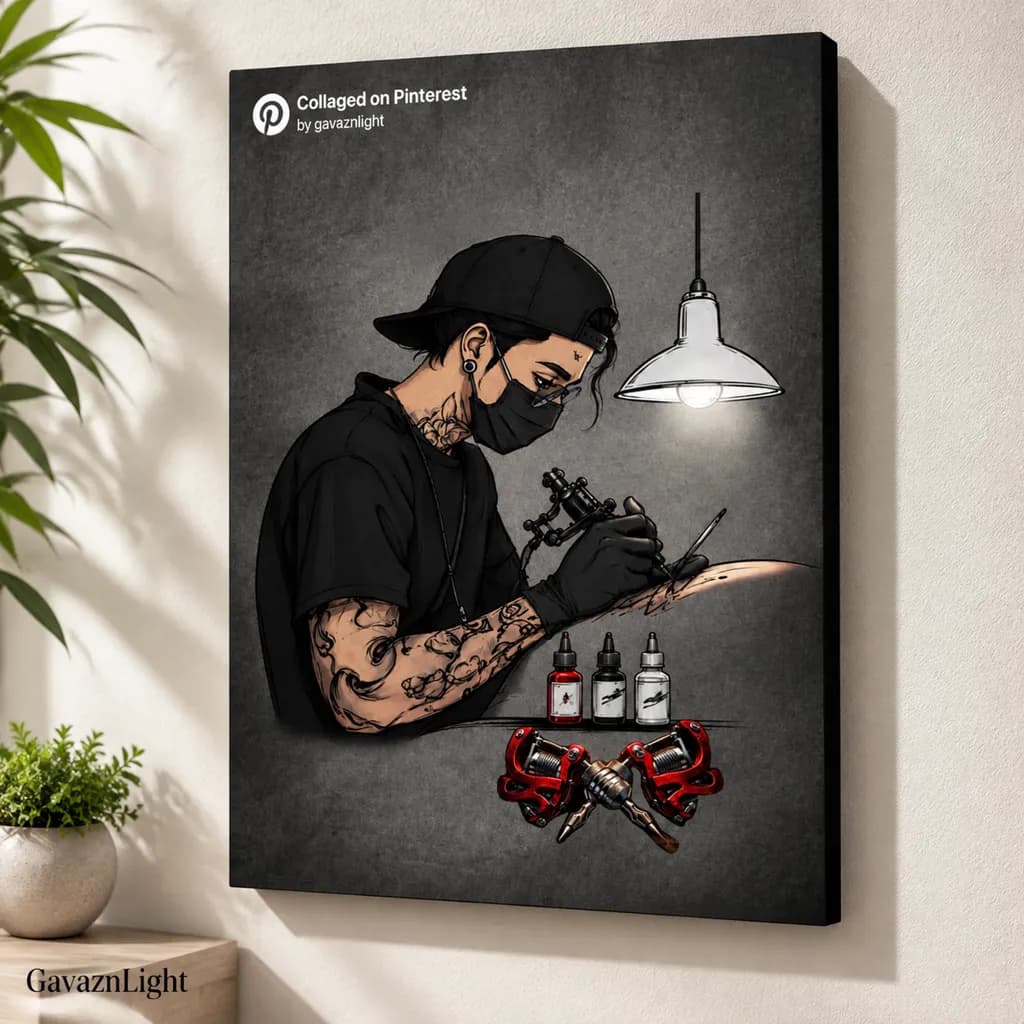 تابلو شاسی سالن تتو 011 — تصویر ۲