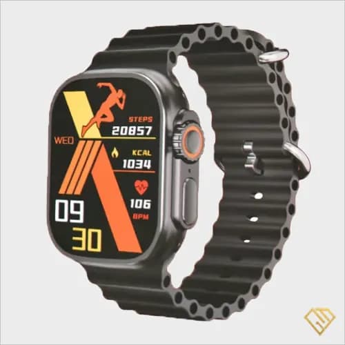 ساعت هوشمند ککیویر مدل KW23 ULTRA 3، مقاوم در برابر گرد و غبار، قابلیت مکالمه بلوتوث، کنترل موسیقی، نصب اپلیکیشن و پشتیبانی از زبان فارسی