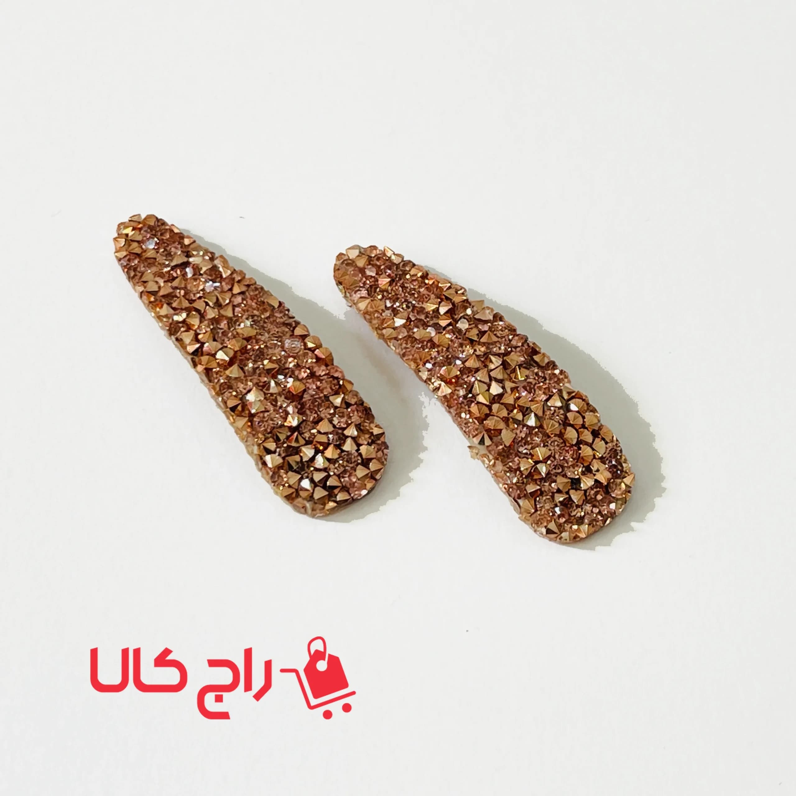 گیره مو تق تقی سواروسکی جفتی — تصویر ۸