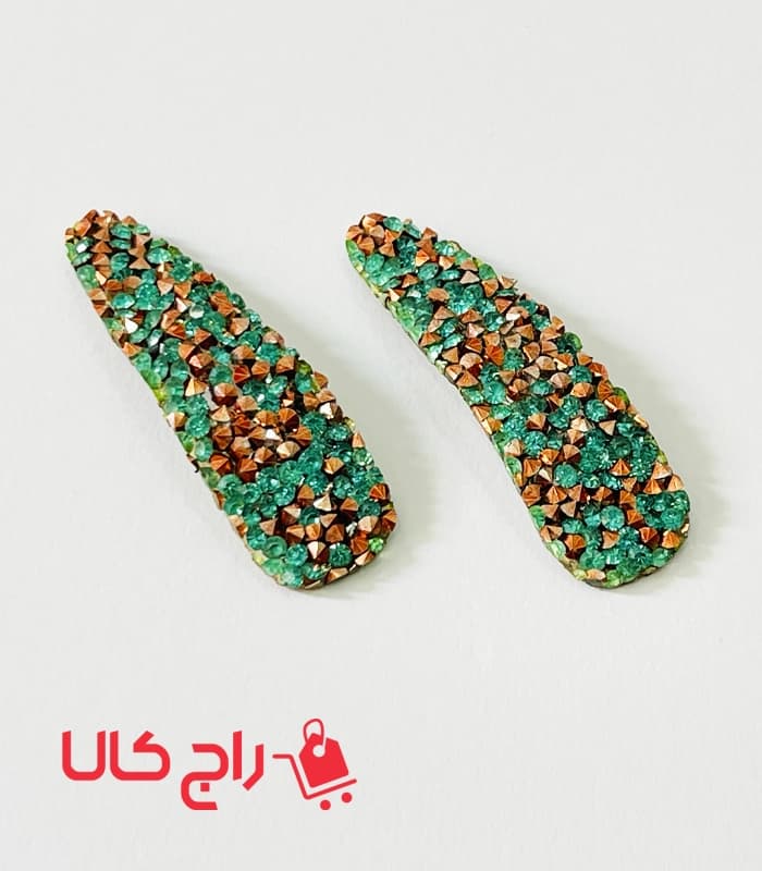 گیره مو تق تقی سواروسکی جفتی