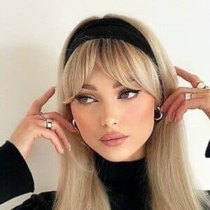 هدبندکبریتی زنانه پهنWpr32 — تصویر ۶