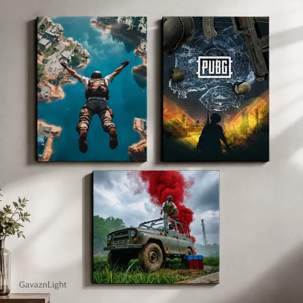 مجموعه تابلو Pubg — تصویر ۲