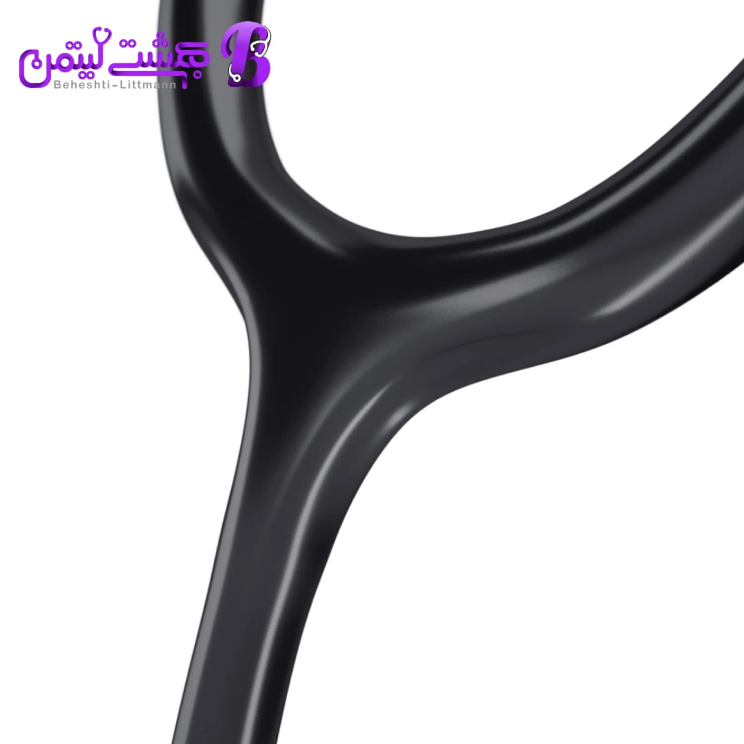 گوشی پزشکی MDF 777 مشکی رزگلد — تصویر ۷