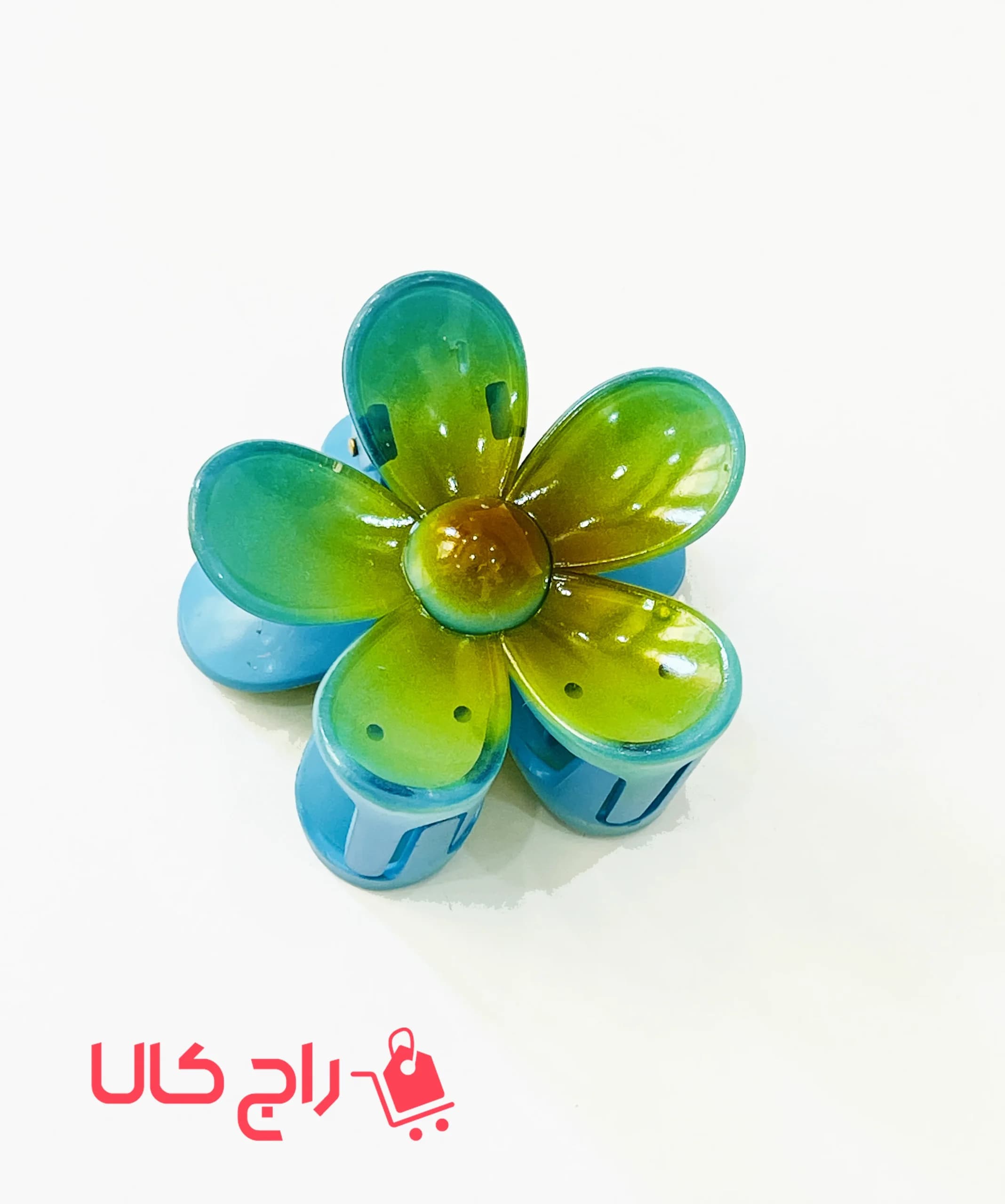 کلیپس طرح گل پلیمریا — تصویر ۳
