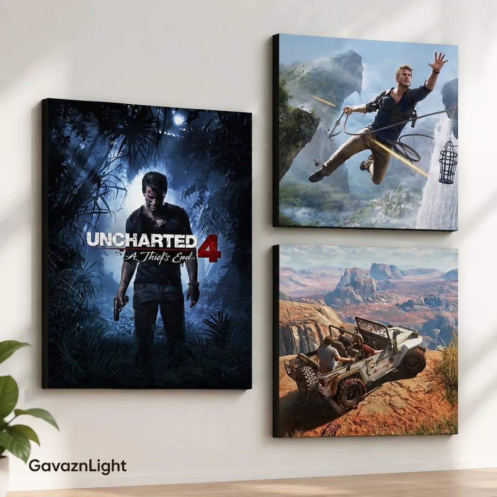 مجموعه تابلو Uncharted 4 — تصویر ۲