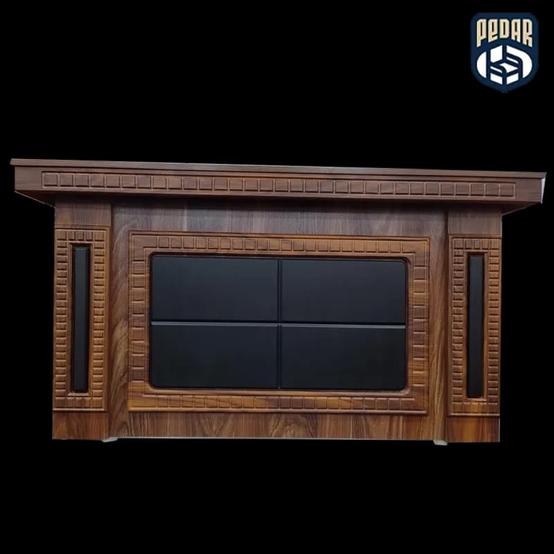 میز مدیریت نیمه وکیوم مربع ابعاد 160 (بدون ال) — تصویر ۶