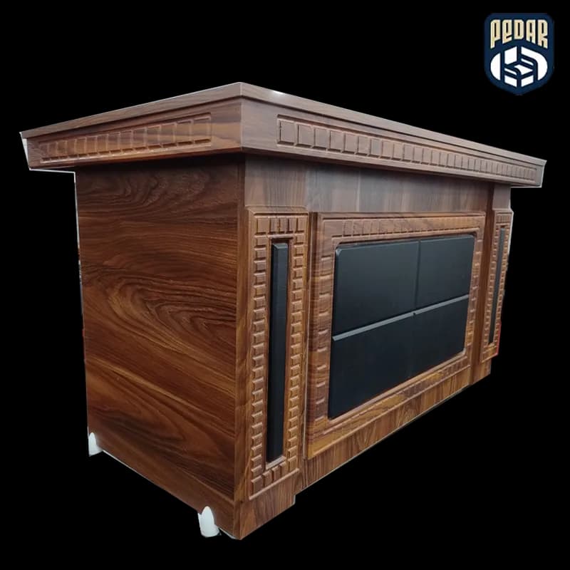میز مدیریت نیمه وکیوم مربع ابعاد 160 (بدون ال) — تصویر ۴