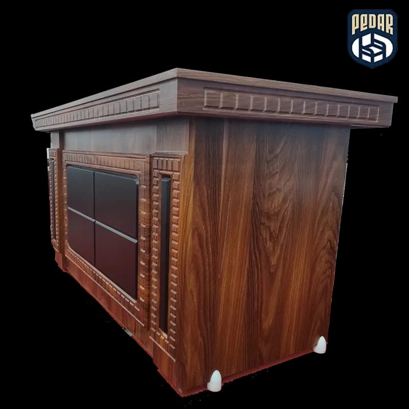 میز کارمندی نیمه وکیوم مربع ابعاد 140 (بدون کشو) — تصویر ۲