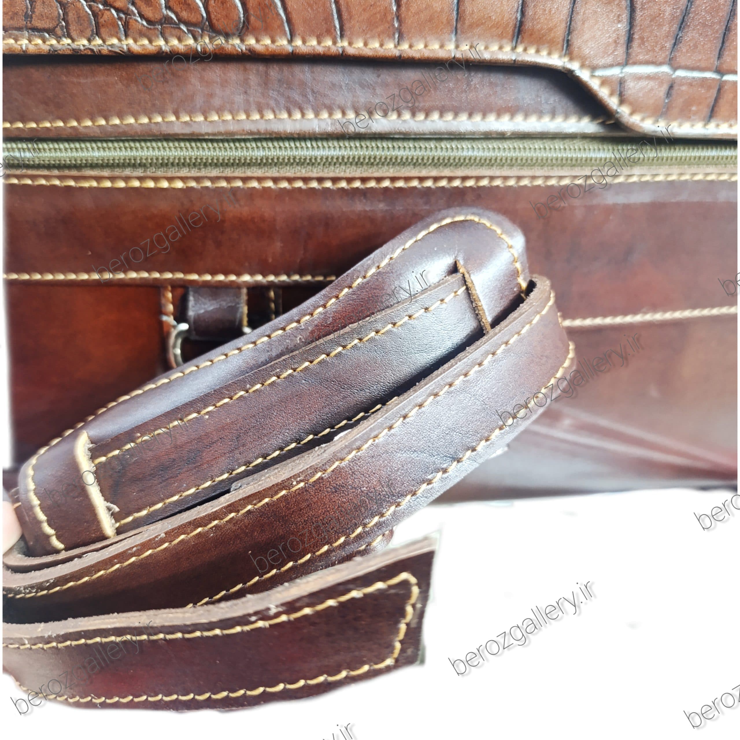 کیف اداری چرم طبیعی اسپرت زنانه و مردانه — تصویر ۱۰