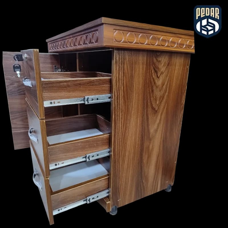 میز مدیریت نیمه وکیوم غزال لمسه ابعاد 220 ( به همراه ال) — تصویر ۷