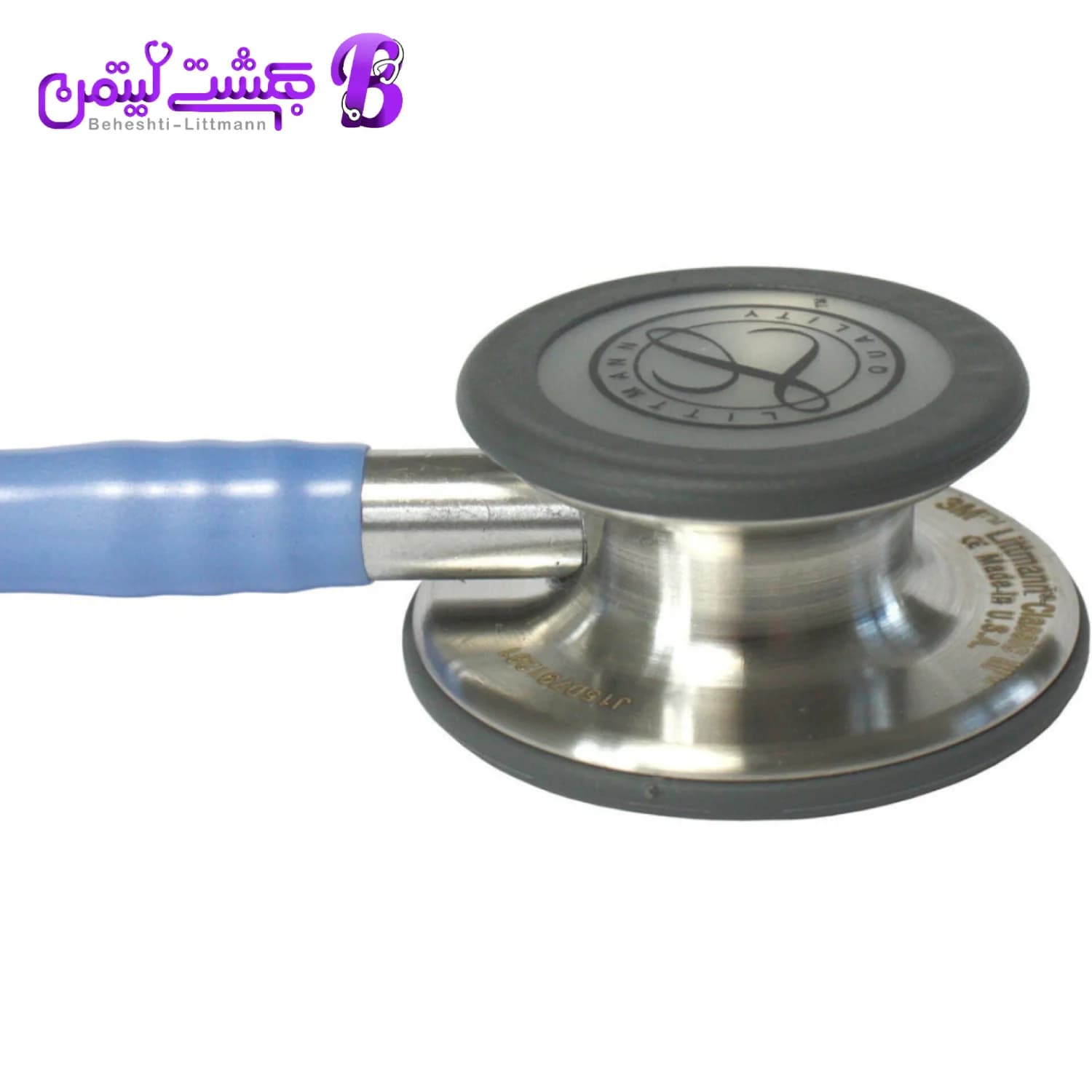 گوشی پزشکی لیتمن کلاسیک 3 آبی یخی استیل 5630 — تصویر ۶