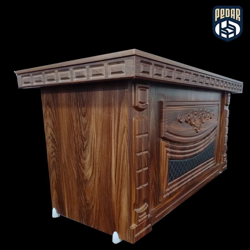 میز مدیریتی نیمه وکیوم آراد ابعاد 200 (بدون ال) — تصویر ۶
