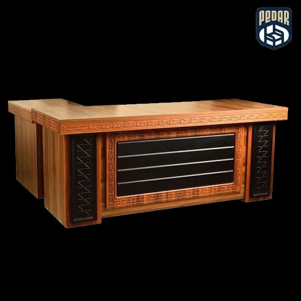 میز مدیریتی نیمه وکیوم پریسا ابعاد 160 (بدون ال)